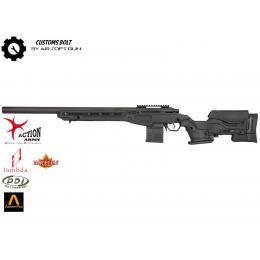 Customs by AG T10 Airsoft Sniper Rifle Black