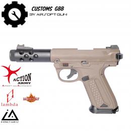 Customs by AG Pistolet AAP01 Tan / Noir