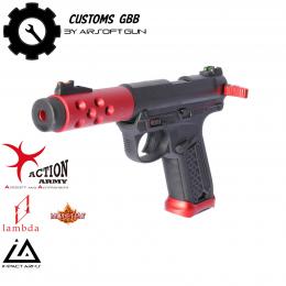 Customs by AG AAP01 Pistol Black / Red pic 2