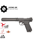 Customs by AG AAP01 Pistol Black + Silencer