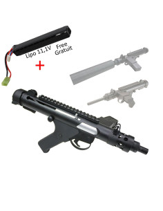 Submachine Gun Sterling MK7 AEG Black S&T Smart Team AEG / AEP