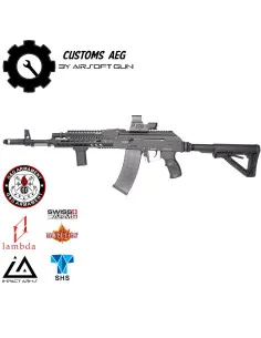 Customs by AG Assault Rifle RK74-T AEG + Titan Airsoft Gun Mechanical AEG/AEP/HPA/GBB(R)