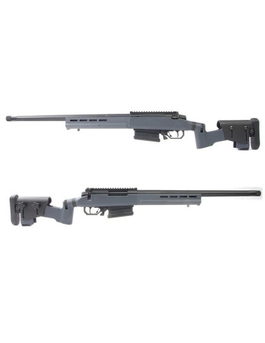 Airsoft-GunSniper Amoeba Striker Tactical T1 Gris UrbainARESA Ressort37142Manuel à Ressort