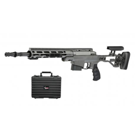 Sniper rifle MSR303 Titanium grey + guncase