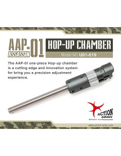 CNC rotating Hop up chamber for AAP01 Action Army Internal barrel / chamber and hop up rubber
