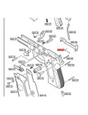 Trigger bar spring for M9A1 pistol pic 2