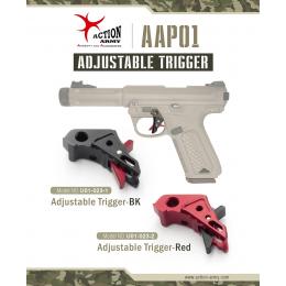 Aluminium Adjustable trigger for the AAP01 pistol