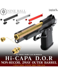 Hi Capa 5.1 D.O.R " 2 Way Fixed " Non-recoiling Outer Barrel Laylax Slide / Outer barrel and parts