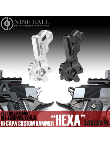 Airsoft-GunMarteau en acier CNC Custom Hexa pour Hi-capa seriesLaylaxChassis et pieces37512Chien ( Marteau )