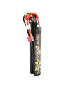 Gens ace Batterie Lipo 25C 1500mAh 3S1P 11.1V Nunchuck 3X avec connecteur T Dean GENS ACE Lipo & Li-ion