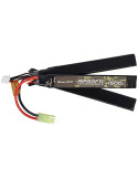 Gens ace Batterie Lipo 25C 1500mAh 3S1P 11.1V Nunchuck 3X avec connecteur Mini Tamiya