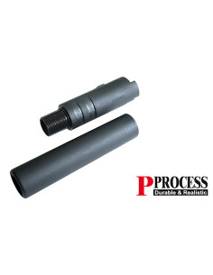 Steel Outer Barrel black for Tokyo Marui HI-CAPA 5.1 pistol Guarder Slide / Outer barrel and parts