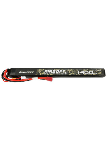 Airsoft-GunBatterie Lipo Gens ace 25C 1400mAh 3S1P 11.1V avec Connecteur T PlugGENS ACELipo & Li-ion39247LiPo