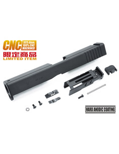7075 Aluminum CNC Slide for MARUI G17 (Black) with Hard Anodized Coating Guarder Slide / Outer barrel and parts