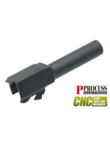 Canon externe en acier inoxydable pour MARUI G26 (Argent ou Noir) Guarder Culasse / Canon externe et pieces