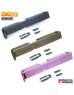 Aluminum CNC Slide for MARUI G26 Gen3 (Standard/Black/Pink/FDE) Guarder Slide / Outer barrel and parts