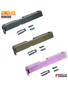 Aluminum CNC Slide for MARUI G26 Gen3 (Custom/Black/Pink/FDE) Guarder Slide / Outer barrel and parts