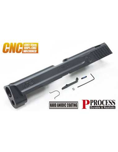 Culasse CNC en aluminium pour MARUI M&P9 (Standard/Noir/FDE) Guarder Culasse / Canon externe et pieces