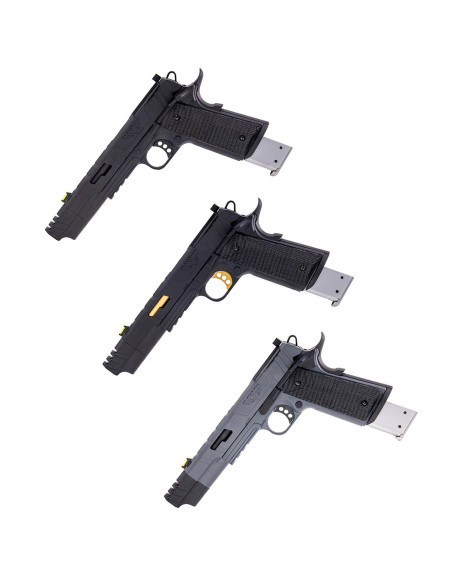 Airsoft-GunRedwings 1911 GBB OPEN CLASS Airsoft Pistol (Black/Grey or Black-Gold)RossiGBB / GNB39917GBB