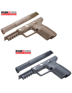 Enhanced Slide/Frame Set for MARUI FN57 GBB (Black - 2019 New Version) Guarder Complete set