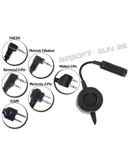 Z Tactical cable & PTT TCI Z Tactical Communications