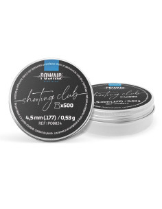 Flat Pellets Shooting Club C4.5 – High Precision – Box of 500 H&N Lead Pellet