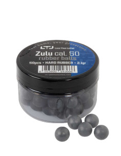 ZULU Lightweight Rubber Balls C50 – Optimal Precision .50 Cal (x50) LTL Defense Cal.43 ~ .68