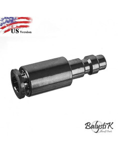 Balystik HPA US Coupler with 6mm Macroflex Input Balystik HPA Fittings and Connector