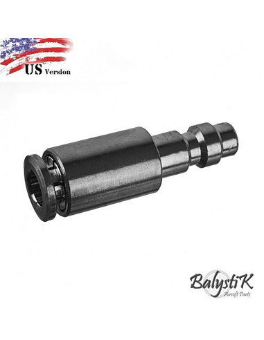 Airsoft-GunBalystik HPA US Coupler with 6mm Macroflex InputBalystikHPA Fittings and Connector41095Coupler