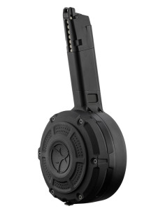 Chargeur Drum Gaz 350 Billes AAP01 TM G17 G18 Ammobox Métal Action Army drumbox / ammobox