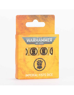 Imperial Fists Dice Set Warhammer 40000 - 24 - 55-64 