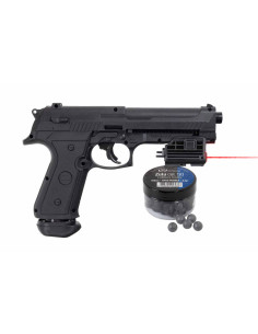 Pack Pistolet LTL Alfa 1.50 CO2 C50 avec Laser et 50 Zulu - 146.99 - LTLPK02 