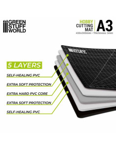 Green Stuff World A3 black cutting mat - 10 - 8435646514956ES 