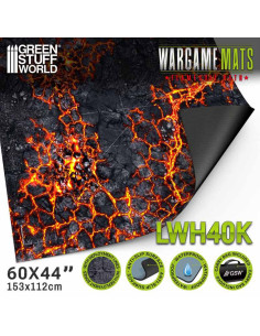 Green Stuff World tapis neoprene 44x60 Flamecoil Path - 65 - 5873 