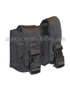 DOUBLE PORTE GRENADES A MAIN DEFCON5 NOIR Defcon 5 italy Poches & Porte-chargeurs