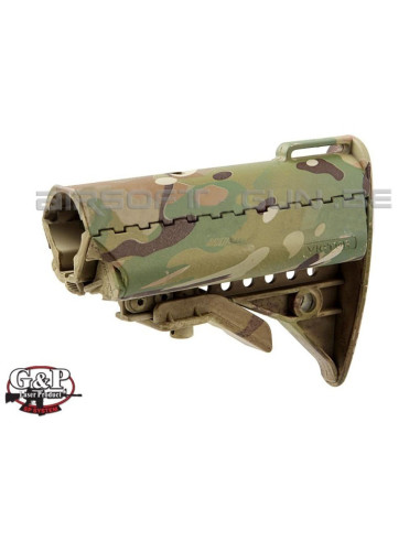 Airsoft-GunG&P crosse MOD buttstock pour M4 / M16 MulticamG&PAEG & GBBR5073