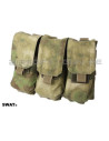 Airsoft-GunSWAT cordura triple poche MOLLE M4 A-tacs FGSwatPoches & Porte-chargeurs5079