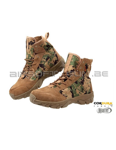 Infantry boots tactique Digital woodland