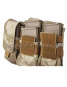 SWAT cordura triple pocket MOLLE M4 A-tacs Swat Pouches & Attachments