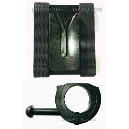 Tactical universal clip kit pour tube de crosse m4