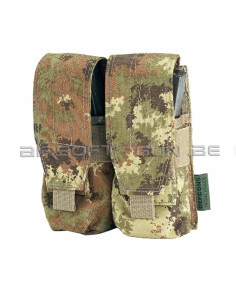 DOUBLE PORTE CHARGEUR M4/AK DEFCON 5 Vegetato Italien Defcon 5 italy Poches & Porte-chargeurs