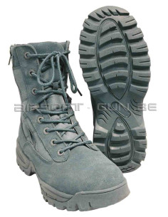 Boots tactiques avec double fermeture eclair YKK foliage green