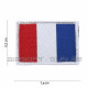 Patch drapeau FRANCE avec velcro