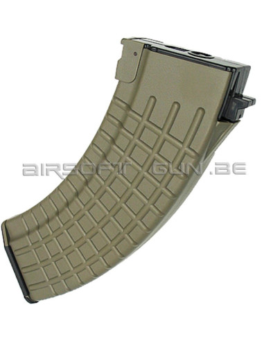 Airsoft-GunKing arms chargeur gauffré midcap 70 billes dark earthKing ArmsAEG8699AEG