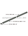 Airsoft-GunPDI Front barrel P flute pour VSRPDICanon  receveur superieur et pieces8866Canon externe