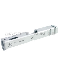 Guarder culasse aluminium silver pour Glock G17 Marui