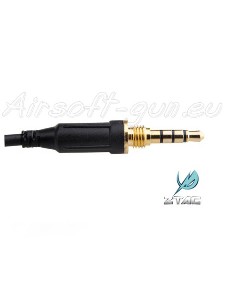 Z tactical câble de connection pour casque auditif ZFBI Z Tactical Communications