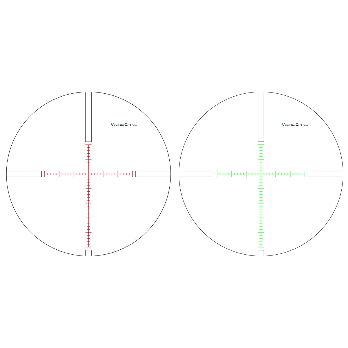 Red and green reticle